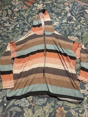 Striped Hooded lightweight Sweater